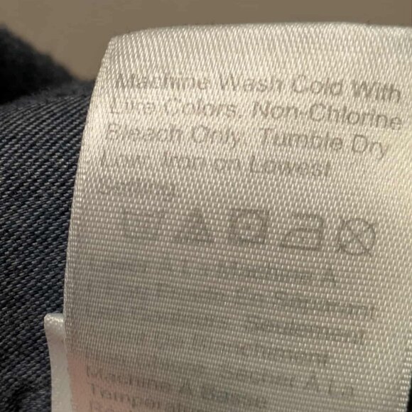 J. Crew Corduroy 5 Pocket Dark Wash Blue Jeans Womens 28 Pullon Zip Fly - Picture 11 of 14